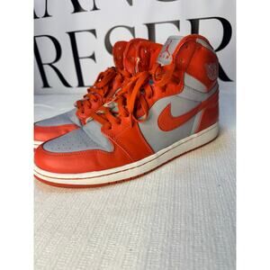Air Jordan 1 Retro High Wolf Grey Orange Spice - Size 12